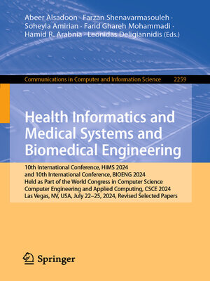 cover image of Health Informatics and Medical Systems and Biomedical Engineering